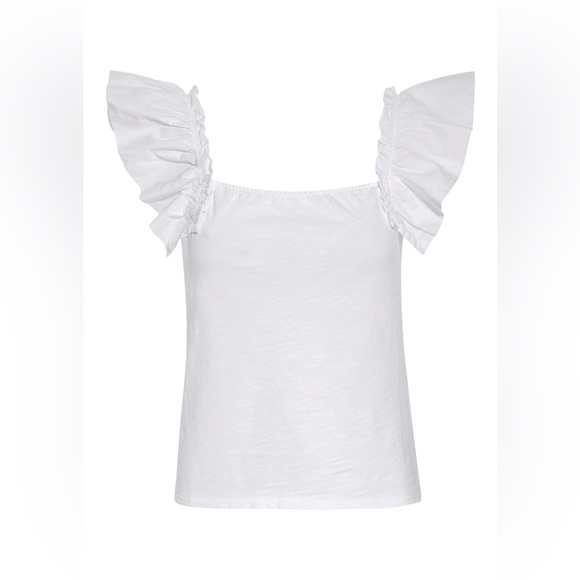 Nation LTD Misty Open Back Ruffle Tank Sz M - Picture 1 of 9
